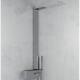 015 Brushed Stainless Steel 2 Function Stainless Top Shower Column L40xP42xH120