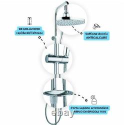 025 Brass Round Shower Column Shower