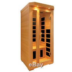 1 (ONE) PERSON INFRARED SAUNA WITH CARBON HEATERS