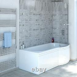 11 JET 1675 x 850mm CONCEPT P SHAPED RH SHOWER WHIRLPOOL SPA BATH