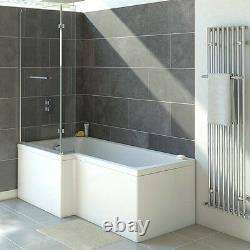 12 JET OCEANA 1700mm L SHAPED L H SHOWER WHIRLPOOL SPA BATH