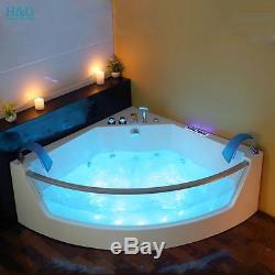 1300 Corner Whirlpool Shower Spa Jacuzzis Massage Corner 2person Double Bathtub