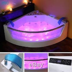 1300 Corner Whirlpool Shower Spa Jacuzzis Massage Corner 2person Double Bathtub