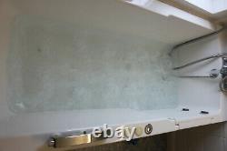 14 Jet white jacuzzi spa walk-in 170 x 70 cm bath with powered seat, basin & WC