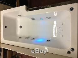 1500, 1600 or 1700mm Whirlpool jacuzzi Acrylic Spa Bath with Whirlpool & Ligh