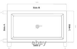 1500 L x 800 W x 625 H. Deep Bath. Omnitub Solo Ultra