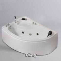 1500MM Whirlpool Shower Spa Jacuzzis Massage 1 Person Corner Bathtub Left hand