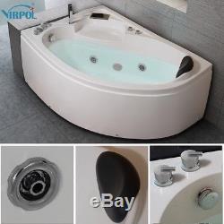 1500mm whirlpool Left Hand Spa Jacuzzis Massage One Person Corner Bathtub 1510L