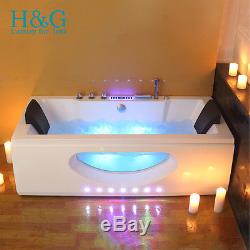 1700 Whirlpool Bath Shower Spa Jacuzzi Massage Corner 2 person Bathtub NO6132M