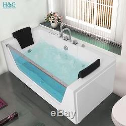 1700 Whirlpool Shower Spa Jacuzzi Massage Corner 1 person Double Bathtub NO6180