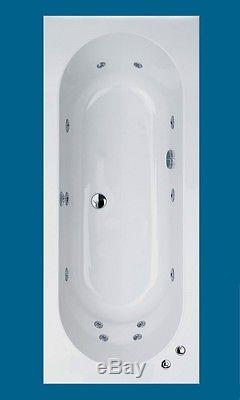 1700 X 700mm 12 JET WHIRLPOOL SPA DOUBLE ENDED BATH