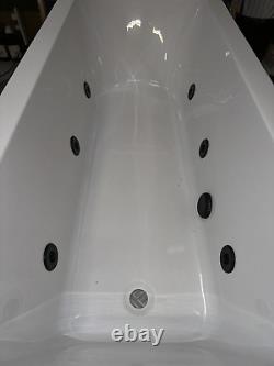 1700 X 700mm Round Single end 6 Black Jet Whirlpool