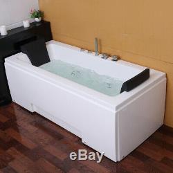 1700MM Whirlpool Shower Spa Jacuzzis Massage Corner 2person Bathtub Double Ended