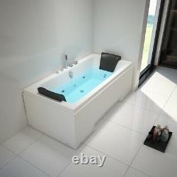 1700MM Whirlpool Shower Spa Jacuzzis Massage Corner 2person Bathtub Double Ended