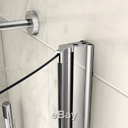 1700mm Modern P Shape Whirlpool Bath With Shower Screen & Panel Model ROME01