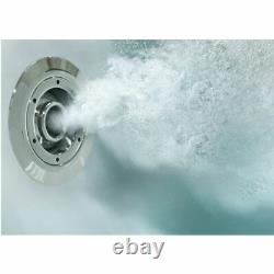 1700mm P Shaped LH Whirlpool Bath 6 Jets Screen Side End Panel White Bathroom