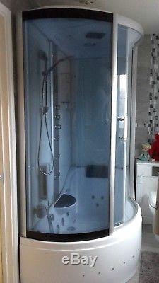 1700mm Whirlpool Shower SPA Bath Jacuzzis Massage Rectangle Bathtub 170SW