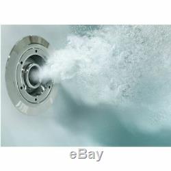1700x900mm LH P Shape Whirlpool Jacuzzi Bath 10 Jet LED Lighting Screen & Panel
