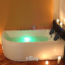 1800 Whirlpool Jacuzzis Massage Bath Shower Spa Corner 2 person Bathtub NO5153R