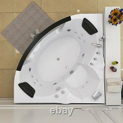 2 Person Indoor Whirlpool Bath Tub Hydro-Therapeutic Jacuzzi 1520 x 1520 x 620mm