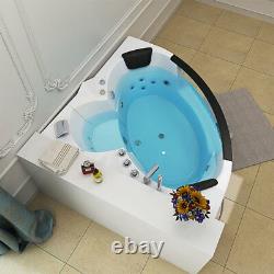 2 Person Indoor Whirlpool Bath Tub Hydro-Therapeutic Jacuzzi 1520 x 1520 x 620mm