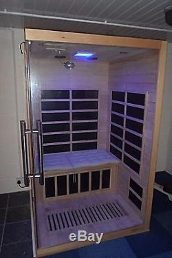 2 (two) Person Infrared Sauna With Carbon Heaters