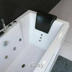 2019 Modern Spa Jacuzzi Straight Whirlpool Bath 2 person Double Ended Bathtub