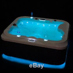 2019 New Luxury Hot Tub Spa Jacuzzis Whirlpool Bath With 21 Jets 2Seats+1Lounger