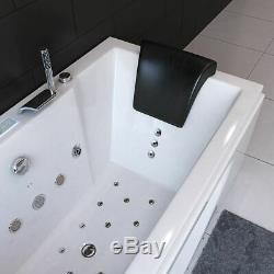 2019 New Spa Jacuzzi Straight Whirlpool Bath 2 person Double End Massage Bathtub
