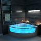 2019 New Whirlpool Bath Shower SPA Massage Jets Corner Rectangle Bathtub 6133M