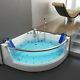 2020 New Whirlpool Bath 17 Jacuzzi Massage Jets 2 Headrests Corner SPA Bathtub