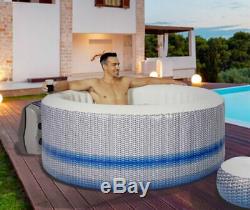 2020 Summer Brand New! 6 Person Round Inflatable Hot Tub Bubble Jacuzzi spa