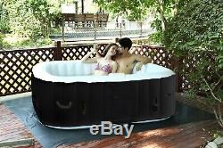 2020 Summer Brand New! 6 Person Square Inflatable Hot Tub Bubble Jacuzzi spa
