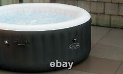 2021 Lay Z Spa Miami Black 4 People Hot Tub Jacuzzi BRAND NEW (Top Of The Range)