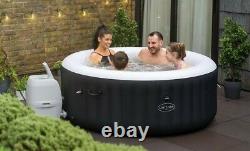 2021 Lay Z Spa Miami Black 4 People Hot Tub Jacuzzi BRAND NEW (Top Of The Range)