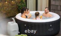2021 Lay Z Spa Miami Black 4 People Hot Tub Jacuzzi BRAND NEW (Top Of The Range)