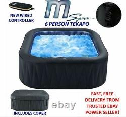 2021 MSpa Tekapo 4-Person Inflatable Hot Tub Jacuzzi Spa Square 2 Year Warranty