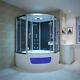 2021 New Steam Corner Bath Jacuzzi Cabin Cubicle Enclosure Family Use 1350 MM