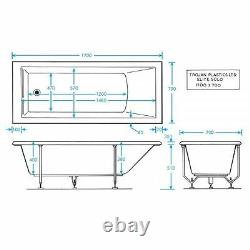 22 JET TROJAN ELITE SOLO 1700mm X 700mm WHIRLPOOL SPA BATH