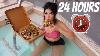24 Hour Overnight Challenge In A Hot Tub