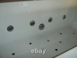 24 Jet Hydrotherapy Whirlpool/Airspa system ASSELBY 1700x700 Double Ended Bath