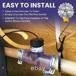 2560-040 Flow Switch for Sundance Spas, Jacuzzi Hot Tub, Flow Sensor with Tee