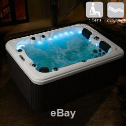 3-4 Person Outdoor Hot Tubs Spa Jacuzzis 51 Massage Jets Whirlpool Bathtub