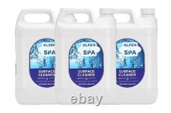 3 x Kleen Spa Hot Tub Surface Cleaner 5L- Waterline Hot Tub Cleaner, Jacuzzi