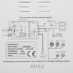3KW Steam Generator 220V Home Shower Bath SPA Sauna Panel Control UK Plug