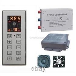 3KW Steam Generator NEW Sauna Bath Home SPA Shower With CD Input FM Radio 220 cu