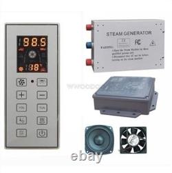 3KW Steam Generator NEW Sauna Bath Home SPA Shower With CD Input FM Radio 220 gl