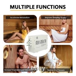 3KW Steam Generator SPA Shower with Digital Controller Sauna Bath Steamer Spa Room