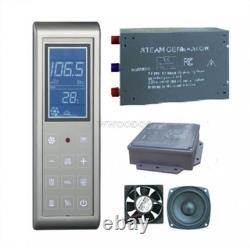 3KW Steam Generator Sauna Bath Home SPA Shower With FM Radio & CD Input 220V tk