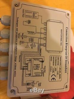 3KW Steam Shower Room Steam Generator (Black) S163 PS006-F + Control Box